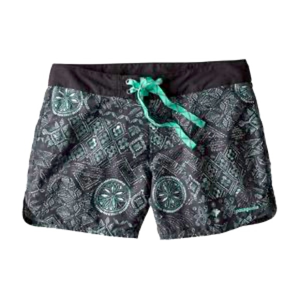 Patagonia Women's Wavefarer Boardshorts Size 6 Raindrop Navy Blue